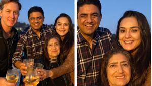 Preity Zinta lives in the US with her husband Gene Goodenough. Her younger brother Manish is also settled in the US. Preity Zinta lives in the US with her husband Gene Goodenough. Her younger brother Manish is also settled in the US.