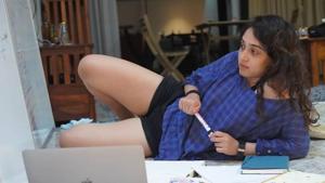 Ira Khan shared a glimpse of her work-from-home setting. Ira Khan shared a glimpse of her work-from-home setting.
