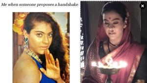 Kajol routinely shares throwback pictures. Kajol routinely shares throwback pictures.