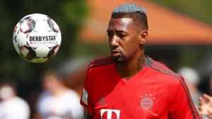 Bayern Munich's Jerome Boateng during training(REUTERS) Bayern Munich's Jerome Boateng during training(REUTERS)