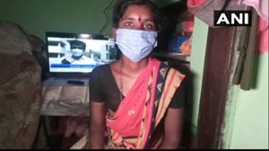 Kasturi had to pawn her gold mangalsutra to raise Rs 20,000 to purchase a TV set so that her children could continue to study by watching education programmes telecast on government-run channel.(ANI) Kasturi had to pawn her gold mangalsutra to raise Rs 20,000 to purchase a TV set so that her children could continue to study by watching education programmes telecast on government-run channel.(ANI)