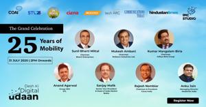 ‘Desh ki Digital Udaan’: a celebration of the completion of 25 years of mobile communications in India. ‘Desh ki Digital Udaan’: a celebration of the completion of 25 years of mobile communications in India.