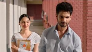 Kiara Advani and Shahid Kapoor in a still from Kabir Singh. Kiara Advani and Shahid Kapoor in a still from Kabir Singh.