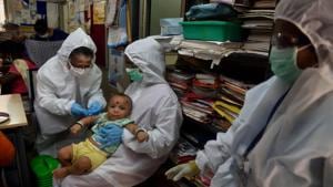 The institute is among 12 other sites the ICMR has approved for the human trial of the vaccine.(Satish Bate/HT Photo) The institute is among 12 other sites the ICMR has approved for the human trial of the vaccine.(Satish Bate/HT Photo)