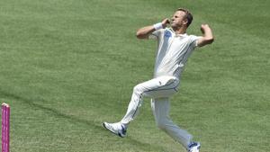 New Zealand's Neil Wagner bowls on day two of the third cricket test match between Australia and New Zealand at the Sydney Cricket Ground in Sydney, Australia Saturday, Jan. 4, 2020.(AP) New Zealand's Neil Wagner bowls on day two of the third cricket test match between Australia and New Zealand at the Sydney Cricket Ground in Sydney, Australia Saturday, Jan. 4, 2020.(AP)