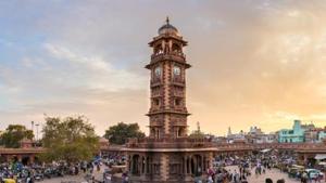 The residential areas around the seven hills such as Masuria Hill, Udai Mandir Hill, Kabir Nagar Hill, Pratap Nagar Hill, Mehrangarh Hill, Gol Nadi Hill along fort road, and Ganesh Bhakri Hill are most prone to landslides.(Getty Images) The residential areas around the seven hills such as Masuria Hill, Udai Mandir Hill, Kabir Nagar Hill, Pratap Nagar Hill, Mehrangarh Hill, Gol Nadi Hill along fort road, and Ganesh Bhakri Hill are most prone to landslides.(Getty Images)