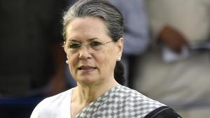 Sonia Gandhi was admitted to the hospital for “routine tests and investigations”.(Arvind Yadav/HT PHOTO) Sonia Gandhi was admitted to the hospital for “routine tests and investigations”.(Arvind Yadav/HT PHOTO)