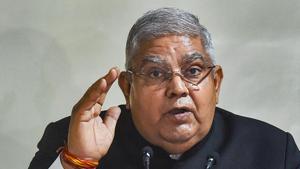 West Bengal Governor Jagdeep Dhankhar during interaction with media personnel, at Governor house in Kolkata.(PTI File Photo) West Bengal Governor Jagdeep Dhankhar during interaction with media personnel, at Governor house in Kolkata.(PTI File Photo)
