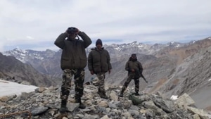 Indian troops are tracking the movement of troops across the Line of Actual Control in China. Indian troops are tracking the movement of troops across the Line of Actual Control in China.