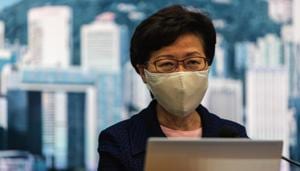 Carrie Lam, Hong Kong's chief executive, speaks during a news conference in Hong Kong, China, on Friday, July 31, 2020.(Bloomberg photo) Carrie Lam, Hong Kong's chief executive, speaks during a news conference in Hong Kong, China, on Friday, July 31, 2020.(Bloomberg photo)