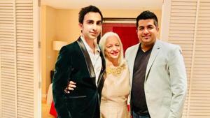 Pankaj with his mother Kajal and brother Sree(HT) Pankaj with his mother Kajal and brother Sree(HT)