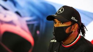Formula One F1 - British Grand Prix - Silverstone Circuit, Silverstone, Britain - August 2, 2020 Race winner Mercedes' Lewis Hamilton during the press conference after the race FIA/Handout via REUTERS(REUTERS) Formula One F1 - British Grand Prix - Silverstone Circuit, Silverstone, Britain - August 2, 2020 Race winner Mercedes' Lewis Hamilton during the press conference after the race FIA/Handout via REUTERS(REUTERS)