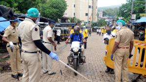 Meanwhile, Maharashtra Police said that as many as 2,19,975 cases were registered under Section 188 of the Indian Penal Code (IPC), since March 22, for the violation of coronavirus guidelines and norms.(ANI file photo) Meanwhile, Maharashtra Police said that as many as 2,19,975 cases were registered under Section 188 of the Indian Penal Code (IPC), since March 22, for the violation of coronavirus guidelines and norms.(ANI file photo)