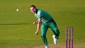 Cricket - Second One Day International - England v Ireland - Ageas Bowl, Southampton, Britain - August 1, 2020 Ireland's Josh Little in action, as play resumes behind closed doors(REUTERS) Cricket - Second One Day International - England v Ireland - Ageas Bowl, Southampton, Britain - August 1, 2020 Ireland's Josh Little in action, as play resumes behind closed doors(REUTERS)