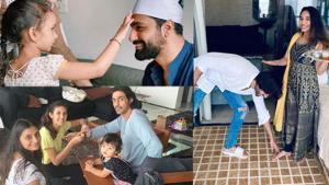 Here’s how Vicky Kaushal, Arjun Rampal and Kartik Aaryan celebrated Raksha Bandhan. Here’s how Vicky Kaushal, Arjun Rampal and Kartik Aaryan celebrated Raksha Bandhan.