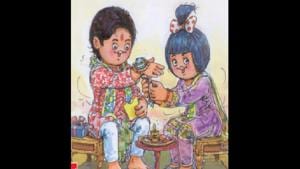 Raksha Bandhan 2020 is being celebrated by Amul with this lovely cartoon.(Twitter/@Amul_Coop) Raksha Bandhan 2020 is being celebrated by Amul with this lovely cartoon.(Twitter/@Amul_Coop)