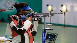 A shooter takes her aim.(Image Courtesy: NRAI) A shooter takes her aim.(Image Courtesy: NRAI)