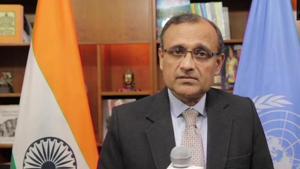 India’s permanent representative to the United Nations, TS Tirumurti.(ANI Photo) India’s permanent representative to the United Nations, TS Tirumurti.(ANI Photo)