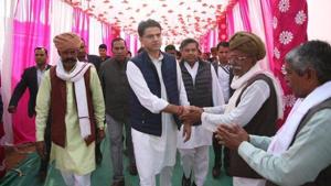 Congress leaders have alleged that Pilot camp is staying at a Haryana hotel on BJP’s hospitality. They have also accused the BJP of attempting to topple the Gehlot-led government in Rajasthan. (Photo @SachinPilot) Congress leaders have alleged that Pilot camp is staying at a Haryana hotel on BJP’s hospitality. They have also accused the BJP of attempting to topple the Gehlot-led government in Rajasthan. (Photo @SachinPilot)