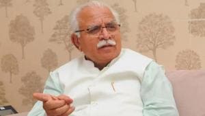 Haryana Chief Minister Manohar Lal Khattar.(HT file) Haryana Chief Minister Manohar Lal Khattar.(HT file)