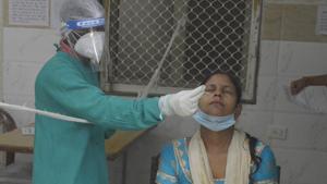 A total of 14,89,016 samples had been tested for Covid-19 so far in Karnataka, out of which 42,458 on Tuesday with 29,488 being rapid antigen tests.(HT Photo) A total of 14,89,016 samples had been tested for Covid-19 so far in Karnataka, out of which 42,458 on Tuesday with 29,488 being rapid antigen tests.(HT Photo)