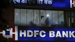 HDFC Bank shares advanced 4% in Mumbai on Tuesday.(REUTERS) HDFC Bank shares advanced 4% in Mumbai on Tuesday.(REUTERS)