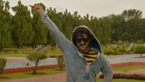 Sushant Singh Rajput in a still from Dil Bechara song Maskhari. Sushant Singh Rajput in a still from Dil Bechara song Maskhari.