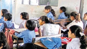 Findings from a National Statistical Office (NSO) survey on social consumption on education, conducted in 2017-18, show that India’s gross enrolment ratio (GER) was 99.2 between primary and middle school education level.(HT Photo) Findings from a National Statistical Office (NSO) survey on social consumption on education, conducted in 2017-18, show that India’s gross enrolment ratio (GER) was 99.2 between primary and middle school education level.(HT Photo)