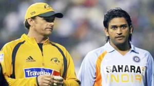 Adam Gilchrist with MS Dhoni(Reuters)