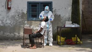 A study said that “young children can potentially be important drivers” of Covid-19 infection’s spread in the “general population”.(PTI) A study said that “young children can potentially be important drivers” of Covid-19 infection’s spread in the “general population”.(PTI)
