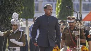Jammu: First Lieutenant Governor of Jammu and Kashmir, Girish Chandra Murmu, inspects the guard of honour at Civil Secretariat following the annual 'Darbar Move', in Jammu, Monday, Nov. 4, 2019.(PTI) Jammu: First Lieutenant Governor of Jammu and Kashmir, Girish Chandra Murmu, inspects the guard of honour at Civil Secretariat following the annual 'Darbar Move', in Jammu, Monday, Nov. 4, 2019.(PTI)