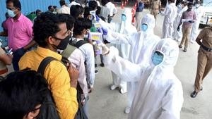 MP government has established mask banks to encourage its use among people.(ANI Photo) MP government has established mask banks to encourage its use among people.(ANI Photo)