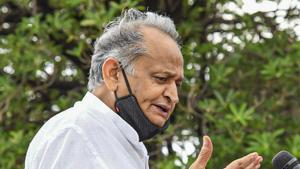 The six BSP MLAs had merged with the Congress party in Rajasthan boosting support to Chief Minister Ashok Gehlot .(PTI) The six BSP MLAs had merged with the Congress party in Rajasthan boosting support to Chief Minister Ashok Gehlot .(PTI)