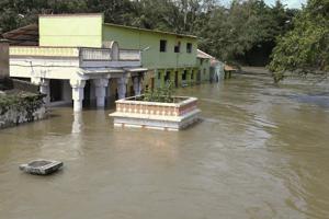 With flood-like situation in several parts of the state, Chief Minister B S Yediyurappa, who is currently undergoing treatment for Covid-19 infection at a private hospital here, has ordered immediate release of Rs 50 crore for emergency relief.(AP) With flood-like situation in several parts of the state, Chief Minister B S Yediyurappa, who is currently undergoing treatment for Covid-19 infection at a private hospital here, has ordered immediate release of Rs 50 crore for emergency relief.(AP)