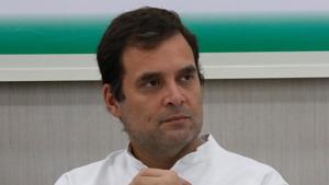 Congress leader Rahul Gandhi addressed party workers and leaders in Bihar via video conferencing on August 6, 2020.(Reuters File Photo) Congress leader Rahul Gandhi addressed party workers and leaders in Bihar via video conferencing on August 6, 2020.(Reuters File Photo)