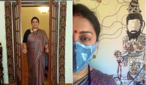 Union Cabinet Minister for Textiles Smriti Z Irani took to social media to advocate and promote the use of handlooms.(Photo: Twitter/smritiirani) Union Cabinet Minister for Textiles Smriti Z Irani took to social media to advocate and promote the use of handlooms.(Photo: Twitter/smritiirani)