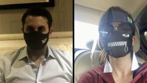 The image shows Adar Poonawalla and Natasha Poonawalla partaking in WHO’s ‘Wear A Mask’ initiative.(Twitter/@adarpoonawalla) The image shows Adar Poonawalla and Natasha Poonawalla partaking in WHO’s ‘Wear A Mask’ initiative.(Twitter/@adarpoonawalla)