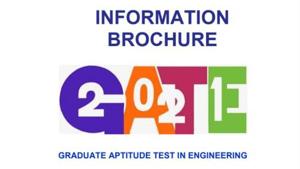 GATE 2021 information brochure.(Screengrab) GATE 2021 information brochure.(Screengrab)