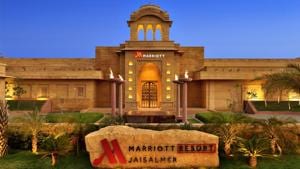 The Jaisalmer Marriott Resort & Spa offers 135 exquisitely designed rooms and nine suites featuring majestic views of the Jaisalmer Fort and a beautiful central oasis.(Jaisalmer Marriott Resort & Spa) The Jaisalmer Marriott Resort & Spa offers 135 exquisitely designed rooms and nine suites featuring majestic views of the Jaisalmer Fort and a beautiful central oasis.(Jaisalmer Marriott Resort & Spa)
