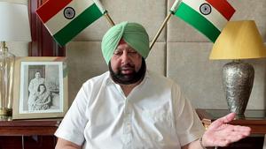 Punjab CM Capt Amarinder Singh addressing over deaths by illicit alcohol that Police & Excise Depts tasked to nab all responsible, irrespective of their affiliations & position, in Chandigarh on Tuesday.(ANI) Punjab CM Capt Amarinder Singh addressing over deaths by illicit alcohol that Police & Excise Depts tasked to nab all responsible, irrespective of their affiliations & position, in Chandigarh on Tuesday.(ANI)