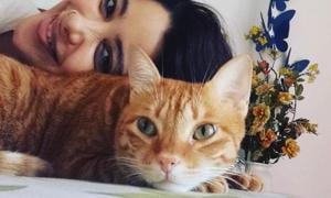 Fashion designer Nida Mahmood has learnt the art of patience from her cat Mr Toffee Tinkerbell. Fashion designer Nida Mahmood has learnt the art of patience from her cat Mr Toffee Tinkerbell.