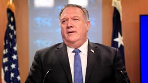 US secretary of state Mike Pompeo during a news conference at the State Department in Washington.(Reuters File Photo) US secretary of state Mike Pompeo during a news conference at the State Department in Washington.(Reuters File Photo)