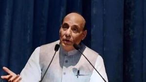 Defence minister Rajnath Singh.(PTI) Defence minister Rajnath Singh.(PTI)