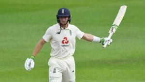 England's Jos Buttler celebrates his half century.(REUTERS) England's Jos Buttler celebrates his half century.(REUTERS)
