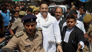 The shooter was said to be a henchman of Ansari.(PTI Photo) The shooter was said to be a henchman of Ansari.(PTI Photo)