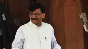 Sanjay Raut, the editor of Shiv Sena’s mouthpiece Sammana, lashed out at the Centre for handing over Sushant Singh Rajput case to CBI.(Vipin Kumar/HT Photo) Sanjay Raut, the editor of Shiv Sena’s mouthpiece Sammana, lashed out at the Centre for handing over Sushant Singh Rajput case to CBI.(Vipin Kumar/HT Photo)