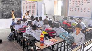 Schools and colleges function as sources of patronage for politicians. This patronage can vary from the allocation of admissions to teaching jobs to janitorial positions(Yogesh Kumar/Hindustan Times) Schools and colleges function as sources of patronage for politicians. This patronage can vary from the allocation of admissions to teaching jobs to janitorial positions(Yogesh Kumar/Hindustan Times)