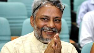 Magsaysay award winner waterman Rajendra Singh during a seminar National Mission for Clean Ganga, organizing ‘Ganga Manthan- National Dialogue on Ganga’ at Vigyan Bhawan in New Delhi.(Hindustan Times) Magsaysay award winner waterman Rajendra Singh during a seminar National Mission for Clean Ganga, organizing ‘Ganga Manthan- National Dialogue on Ganga’ at Vigyan Bhawan in New Delhi.(Hindustan Times)