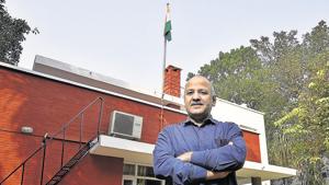 Manish Sisodia alleged that the municipal corporation had failed to pay salaries to its teachers and issue books to students even after the Delhi government gave them the required funds.(Raj K Raj/HT PHOTO) Manish Sisodia alleged that the municipal corporation had failed to pay salaries to its teachers and issue books to students even after the Delhi government gave them the required funds.(Raj K Raj/HT PHOTO)