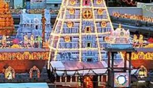 The famous Lord Venkateswara temple in nearby Tirumala governed by the TTD had re-opened on June 11.(PTI File Photo) The famous Lord Venkateswara temple in nearby Tirumala governed by the TTD had re-opened on June 11.(PTI File Photo)